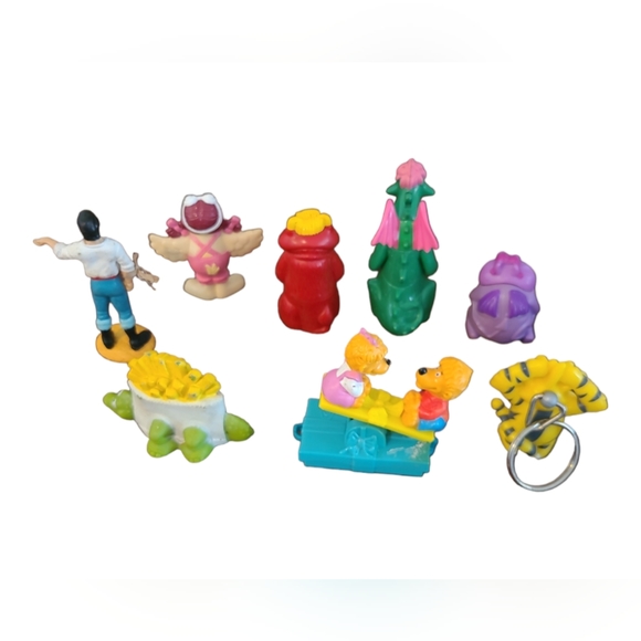 VINTAGE TOY LOT MIXED COLLECTIBLE FIGURES FASTFOOD DISNEY MCDONALDS BURGERKING - Picture 2 of 11